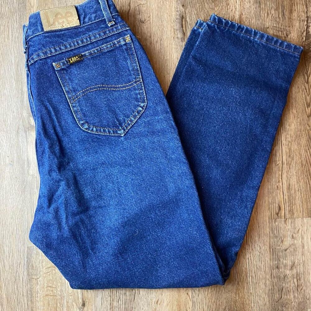 Vintage Lee 13 Petite Womens Mom High Rise Jeans